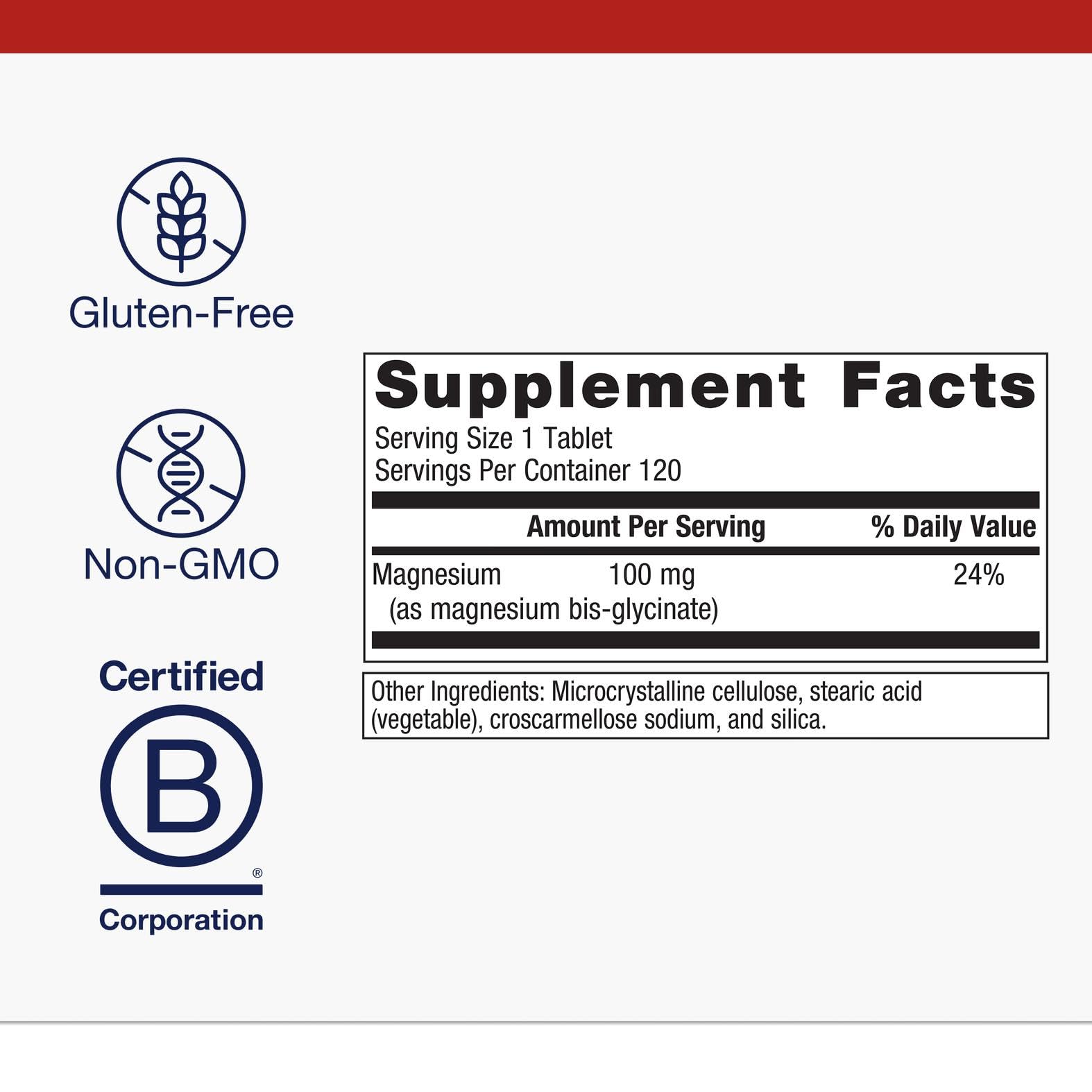 Graphic showing up to 4x better absorption of magnesium glycinate