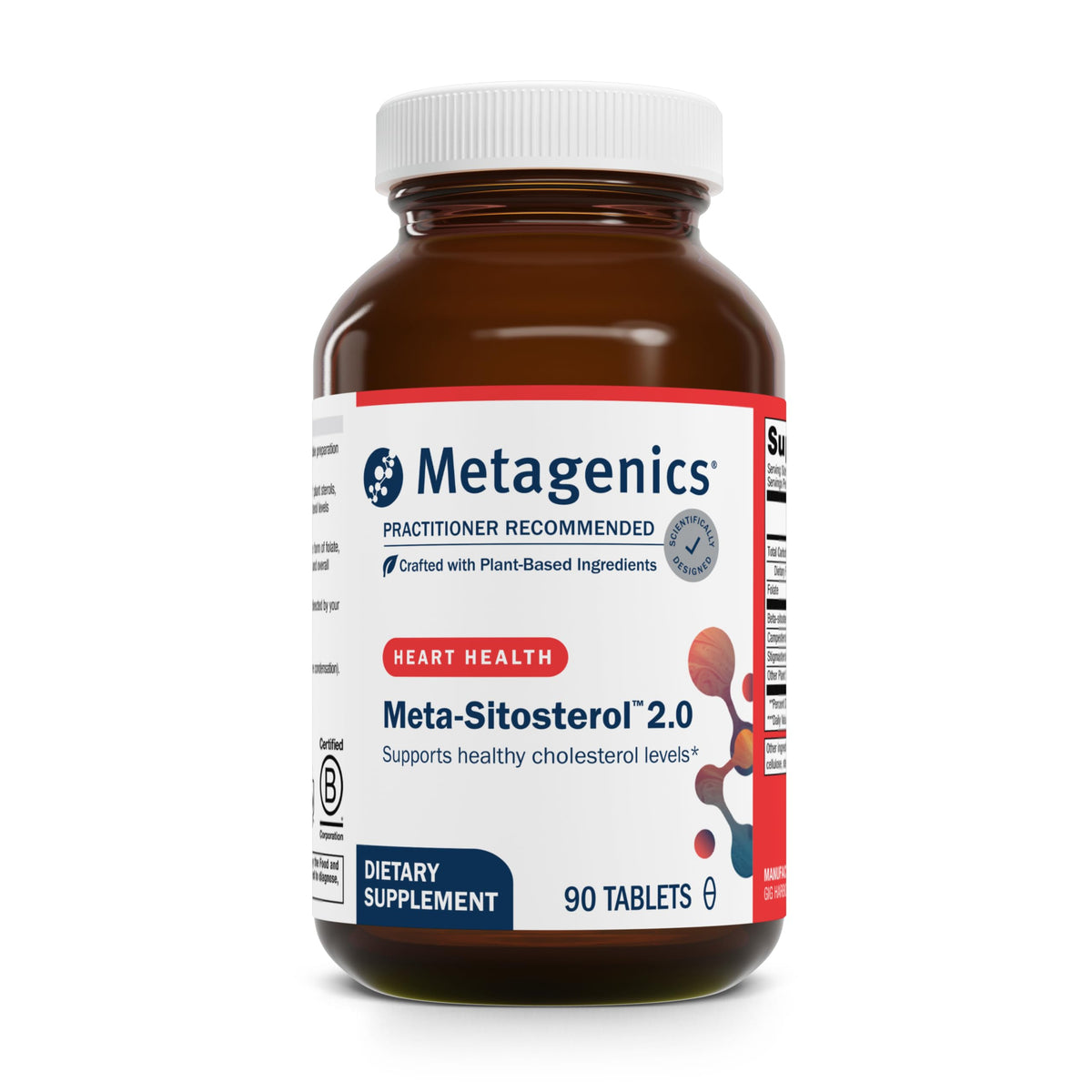 Metagenics Meta-Sitosterol 2.0 bottle label