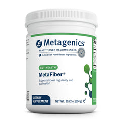 Front view of Metagenics MetaFiber 6 g dietary fiber powder