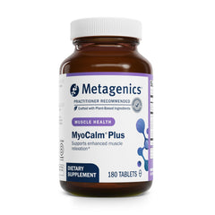 Front view of Metagenics MyoCalm Plus bottle