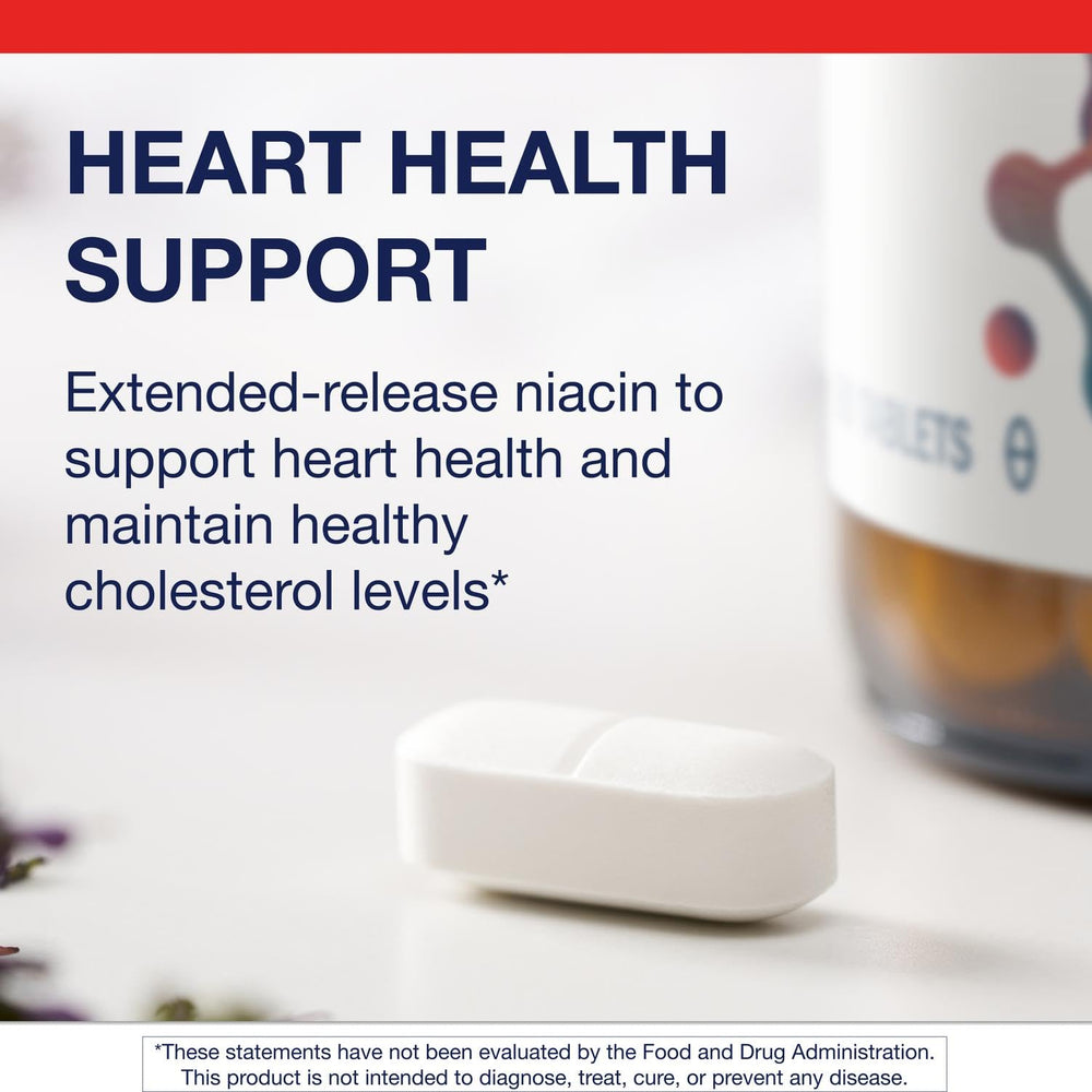 Supplement facts panel for Metagenics Niatain Niacin B3-500 mg