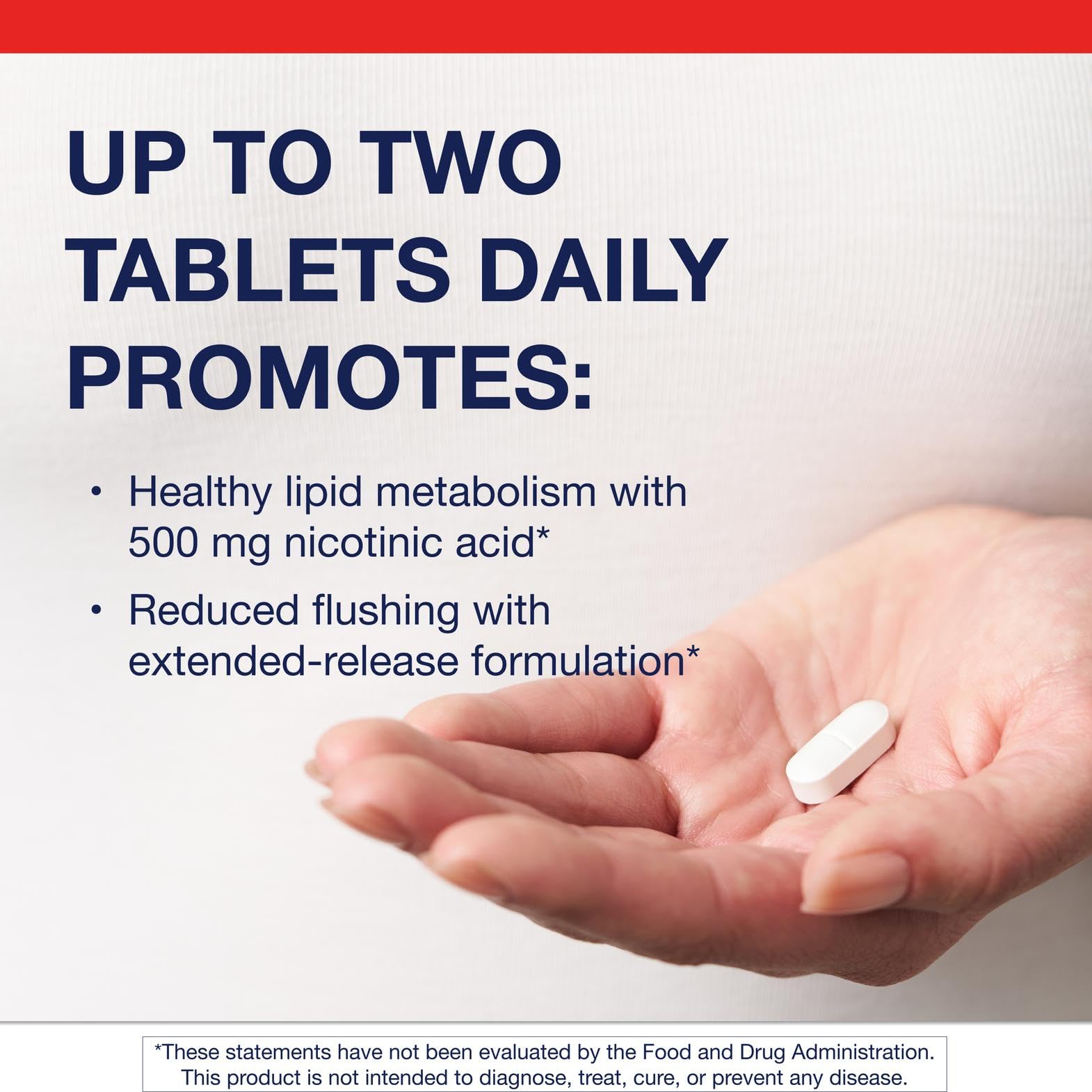 Extended-release Niacin B3 500 mg dosage illustration