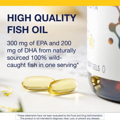 Supplement facts panel for Metagenics OmegaGenics EPA-DHA 500