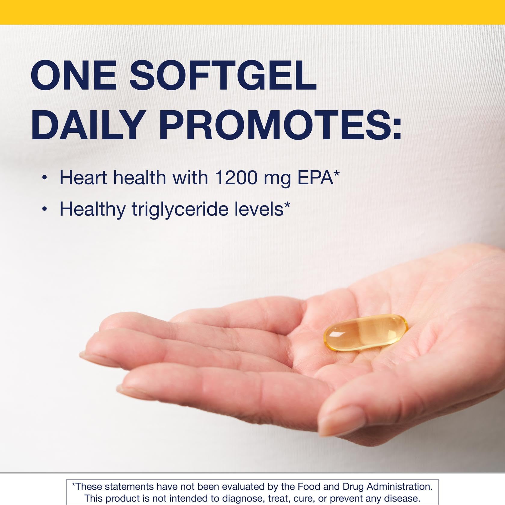 Bottle of 90 softgels for Metagenics OmegaGenics Fish Oil EPA1200