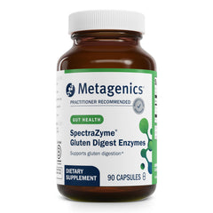 Metagenics SpectraZyme Gluten Digest Enzymes bottle label