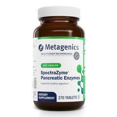 Metagenics SpectraZyme Pancreatic Enzymes bottle hero