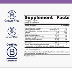 Close-up of Thyrosol label highlighting thyroid support ingredients