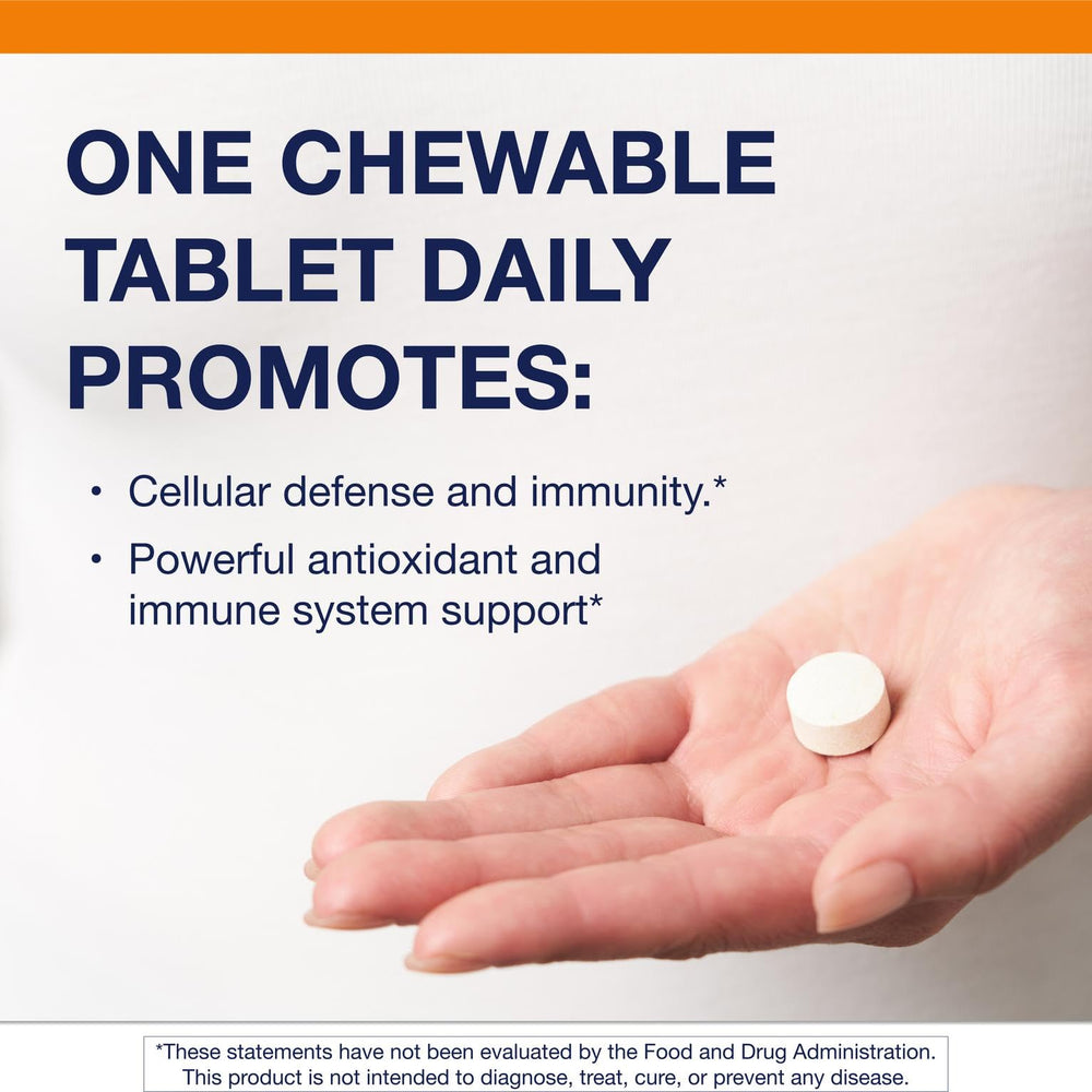 250 mg vitamin C per chewable
