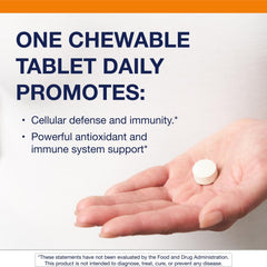 Ingredients and supplement facts for Metagenics Ultra Potent-C chewable
