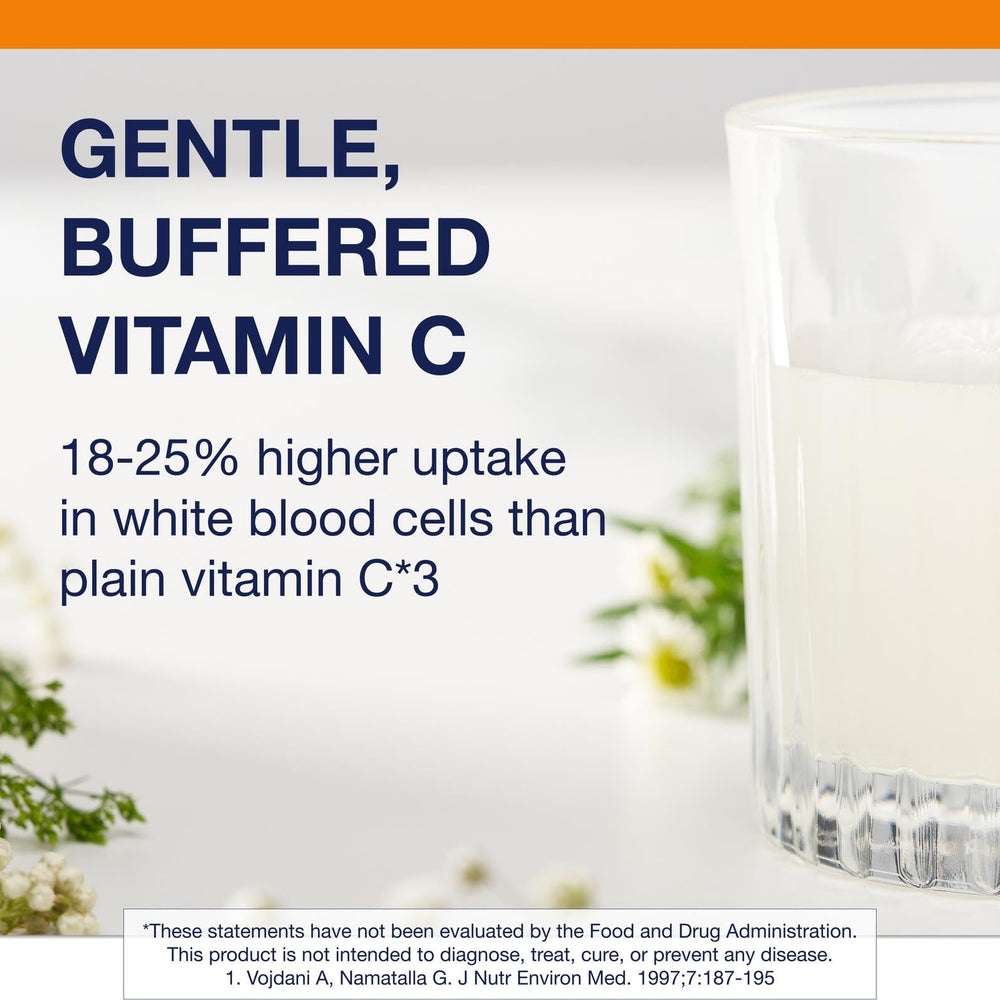 Nutrition label showing ingredients of Ultra Potent-C