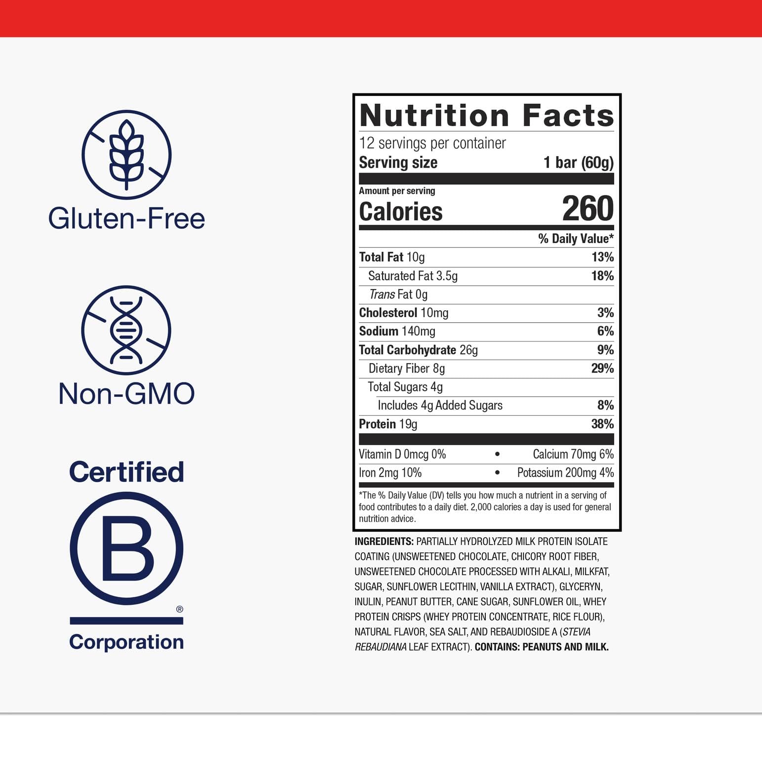 Metagenics Ultra Protein Bar bars lineup shows 19g protein per serving for workouts.