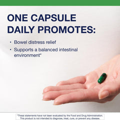 Close-up of Acute Care branding on bottle