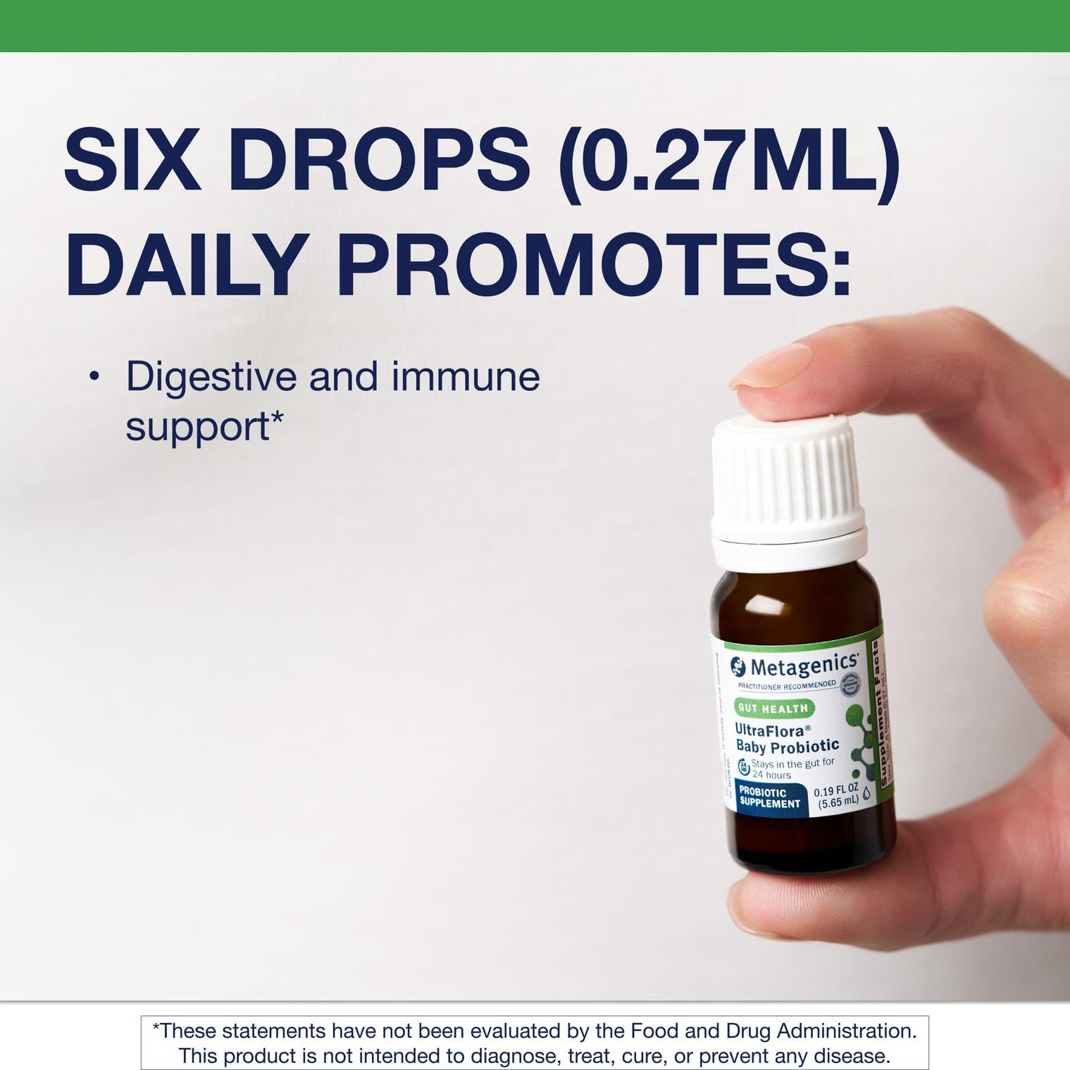 Strains shown: Bifidobacterium animalis ssp. lactis and Lactobacillus rhamnosus GG