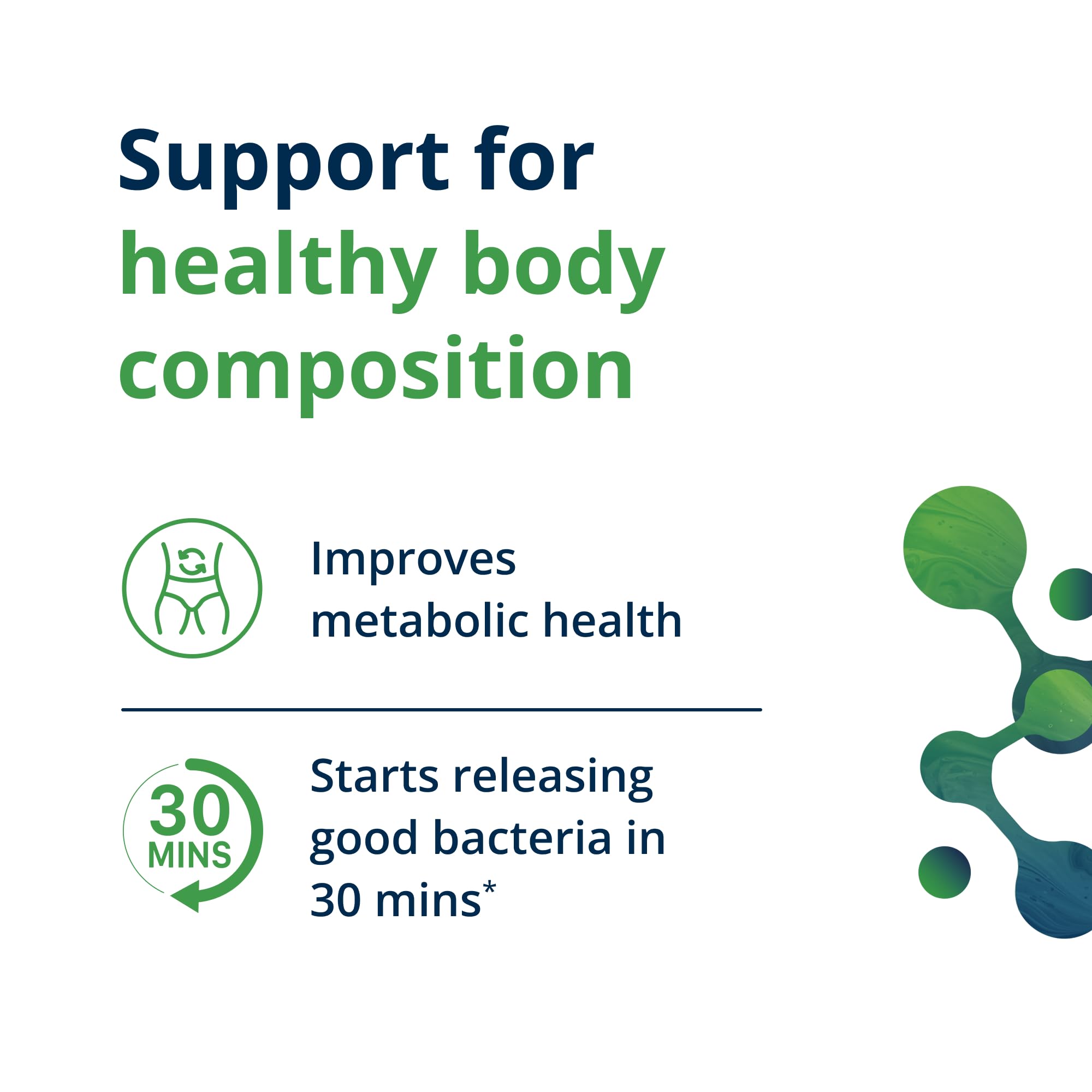 Metagenics UltraFlora chromium ingredient graphic emphasizes sugar balance support.