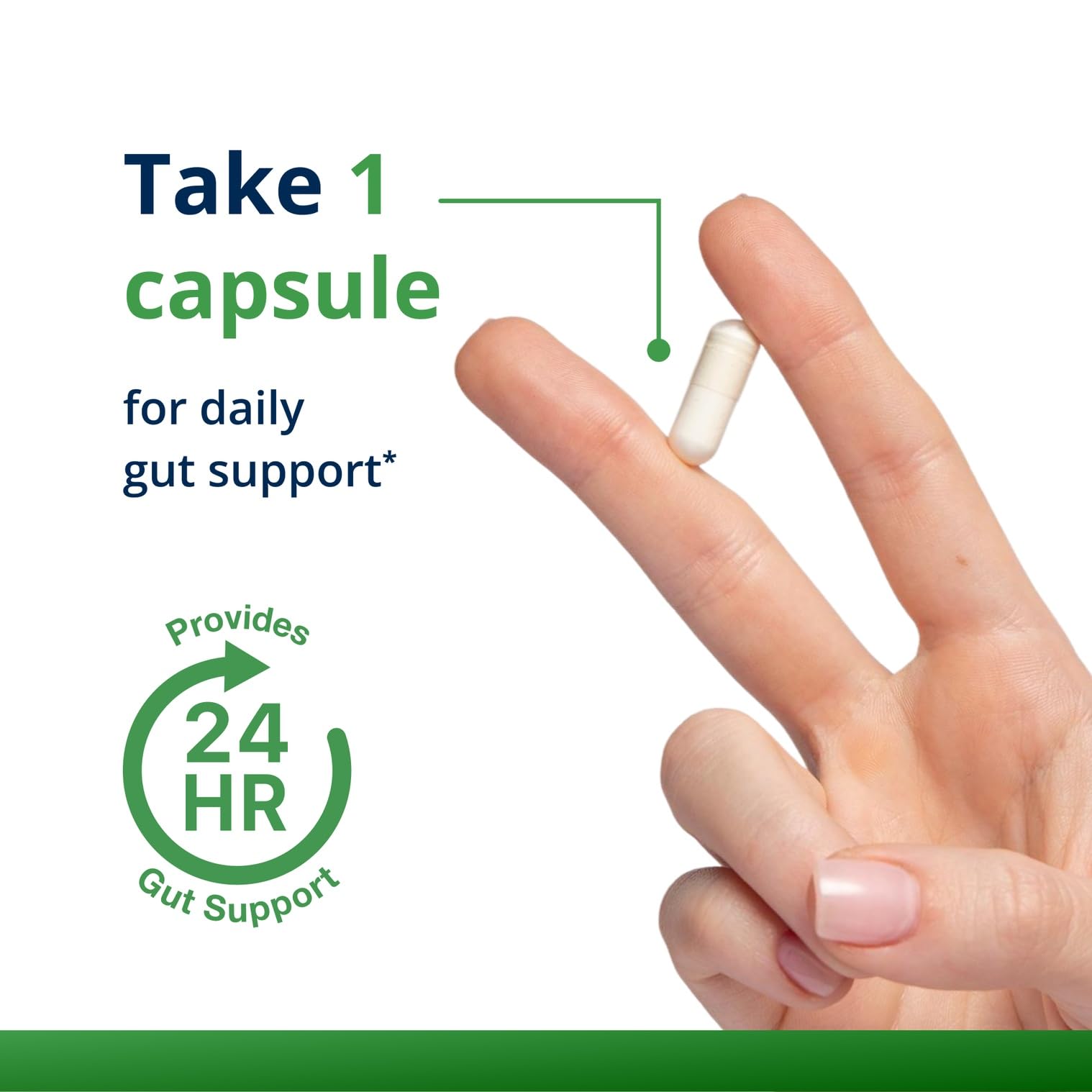 Capsules next to Metagenics UltraFlora Complete Women's Probiotic bottle