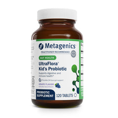 Metagenics UltraFlora Kids Probiotic bottle with 120 count