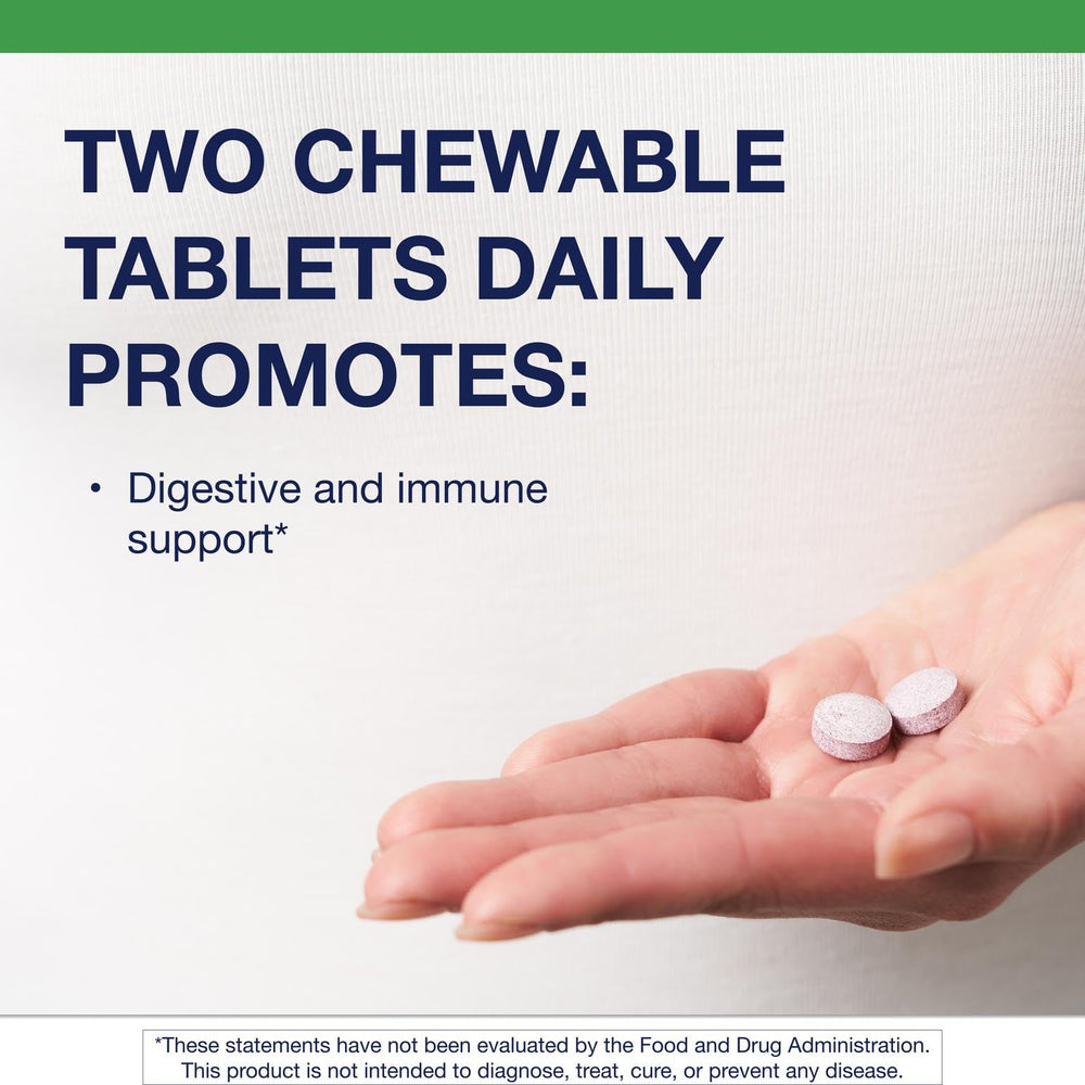 Lactobacillus acidophilus NCFM strain in the probiotic blend