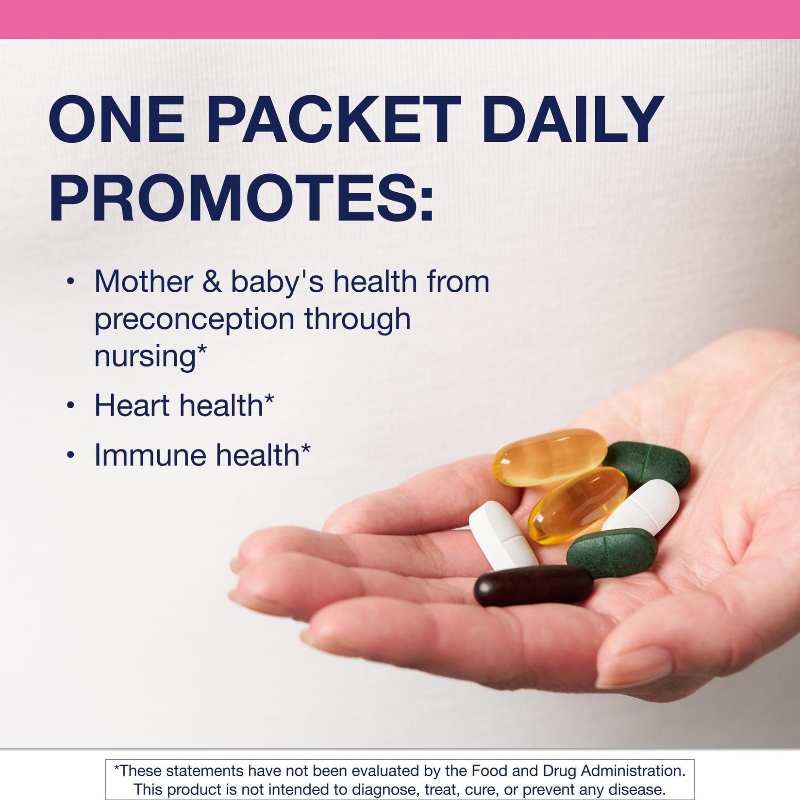 Metagenics Wellness Essentials bottle and caps shown for easy daily use