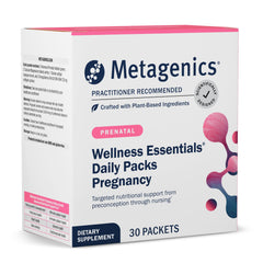 Metagenics Wellness Essentials Pregnancy packets for convenient prenatal nutrition