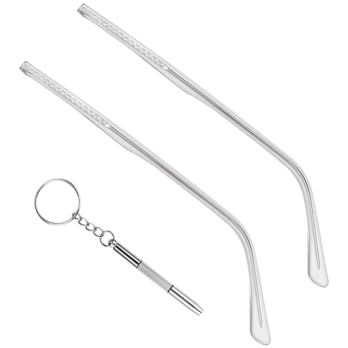 Metal eyeglass replacement arm