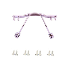 Metal nose bridge replacement kit for rimless glasses in purple