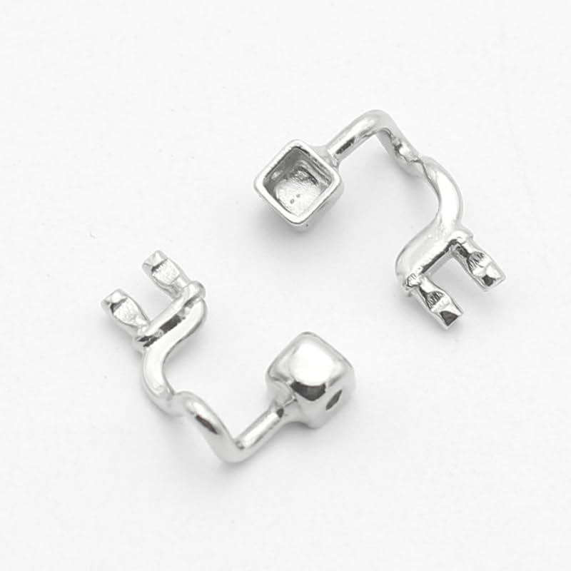 Metal nose pads and pad holder for glasses