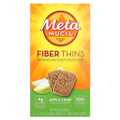 Metamucil front packaging showing box and count, highlights convenient fiber supply
