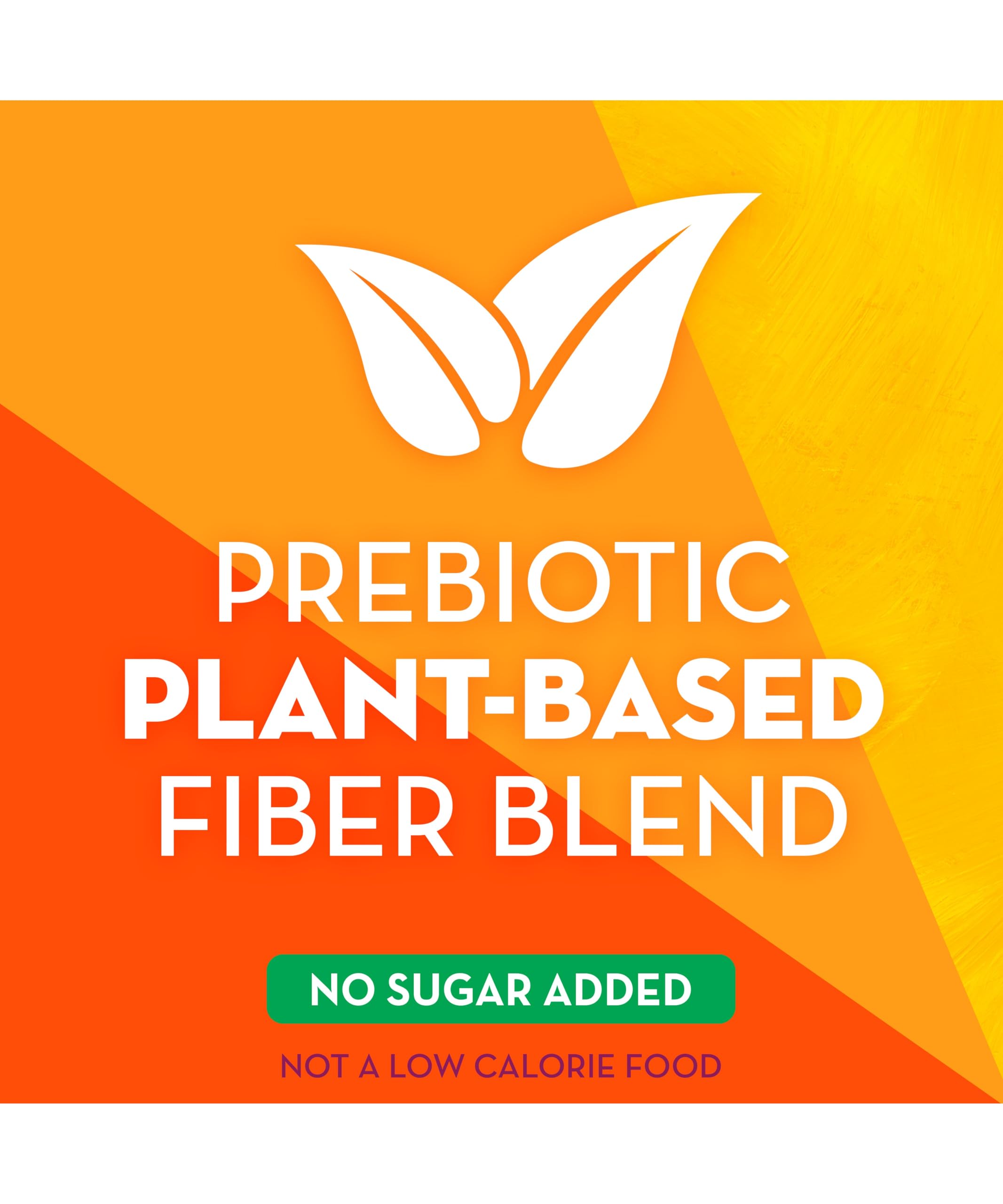 Label showing 5g of fiber per serving