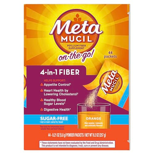Ingredients and nutrition panel of Metamucil On-The-Go Packets