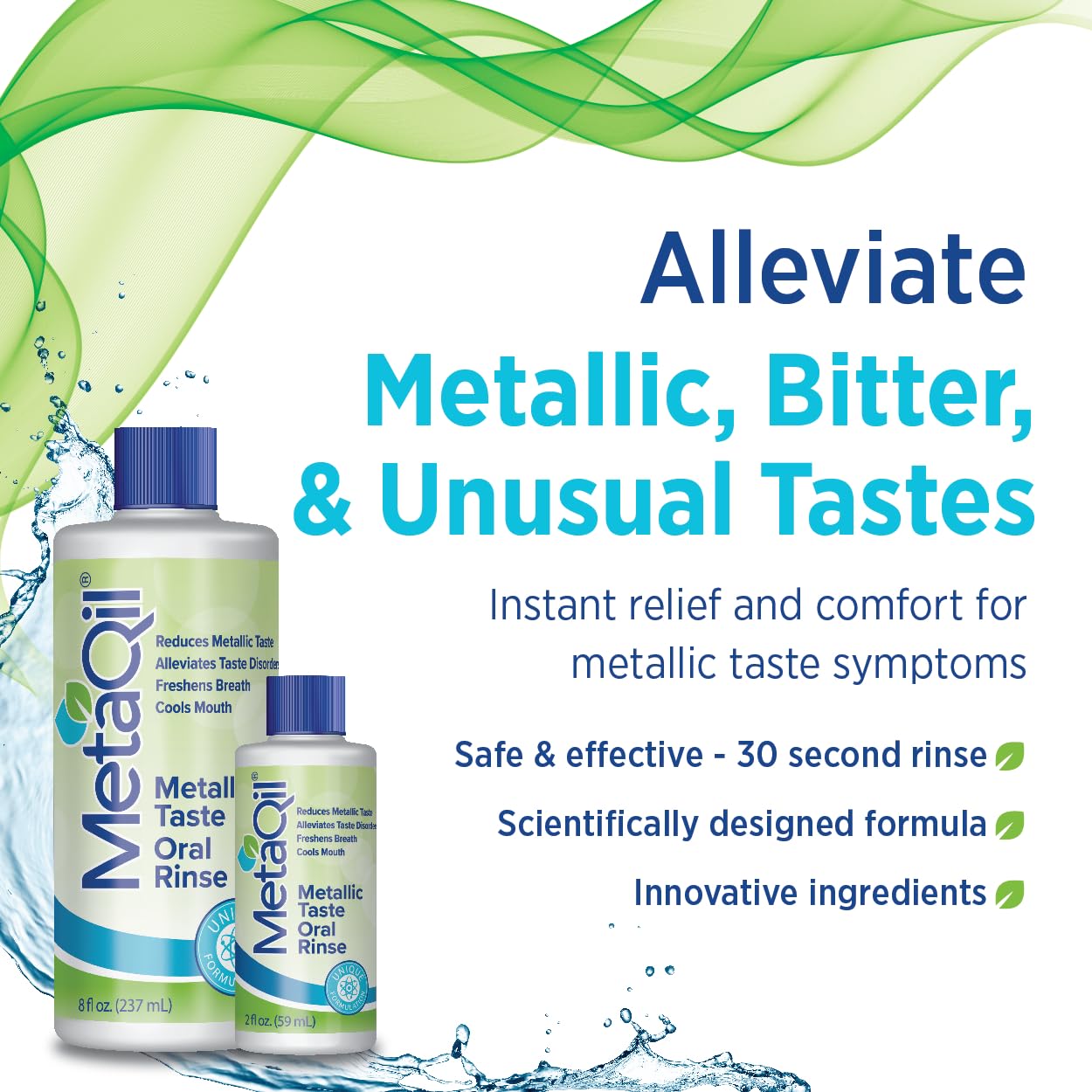 MetaQil mouthwash packaging and bottle
