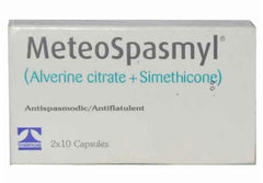 Close-up of MeteoSpasmyl soft capsules