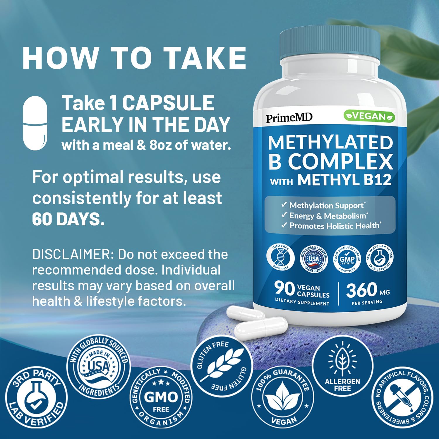 Active adults taking B complex for energy