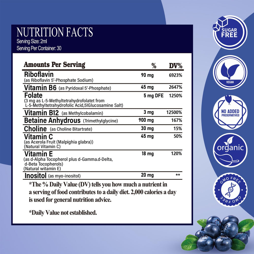 Serving suggestion of 2 droppers daily in water or smoothie