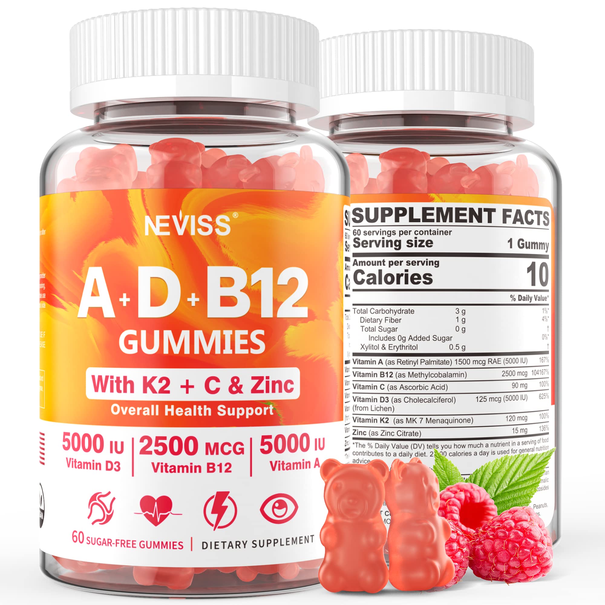 Lifestyle scene with vitamins and fresh fruits