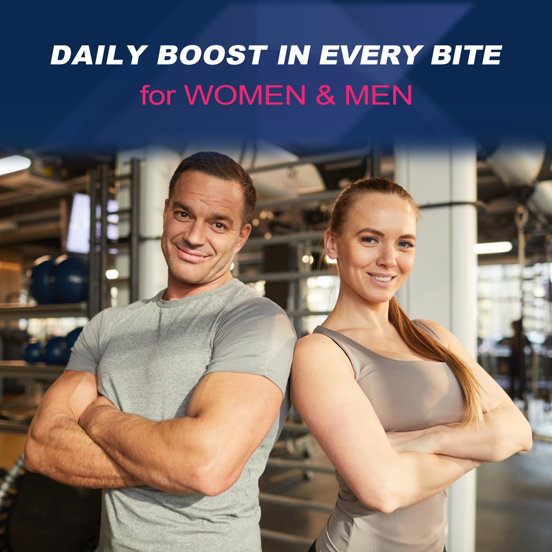 Box of methylated multivitamin gummies for adults and seniors