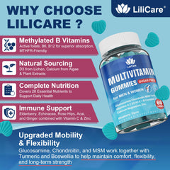 Sugar-free, vegan berry-flavored chewable vitamins