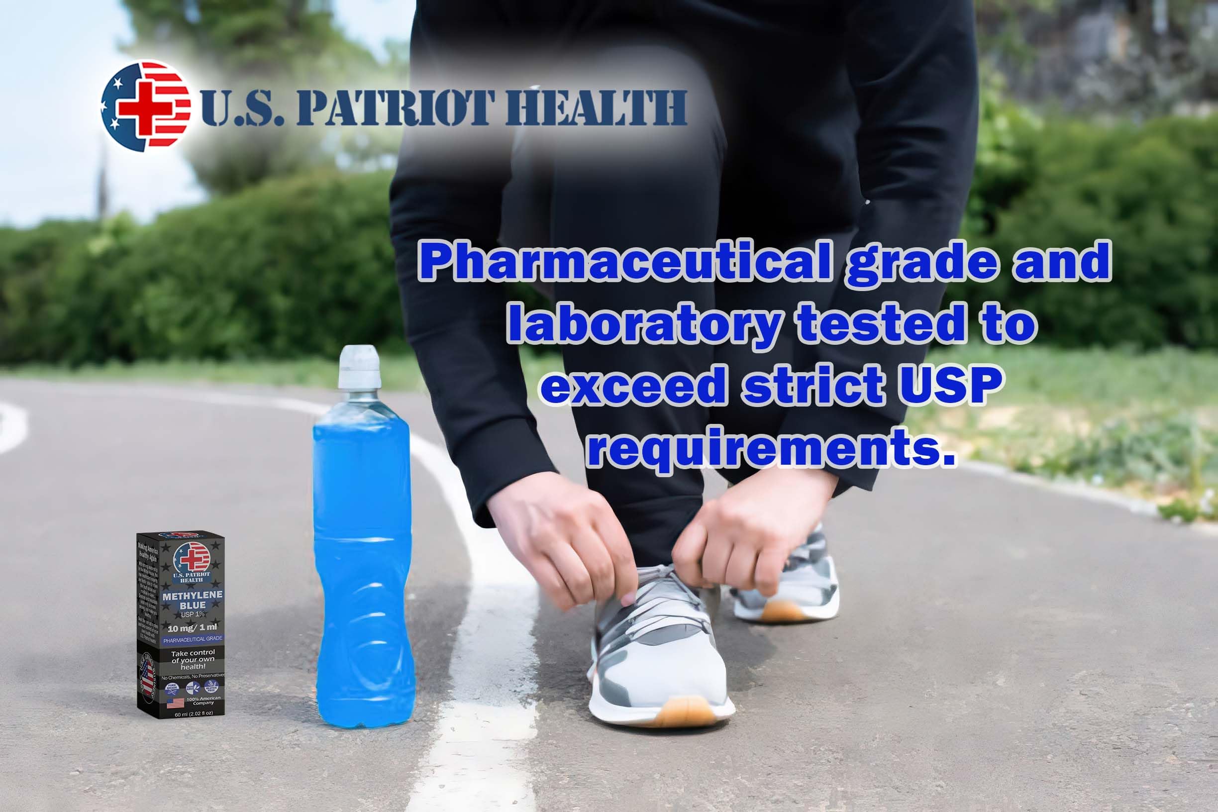 3rd-party purity testing seal for Methylene Blue