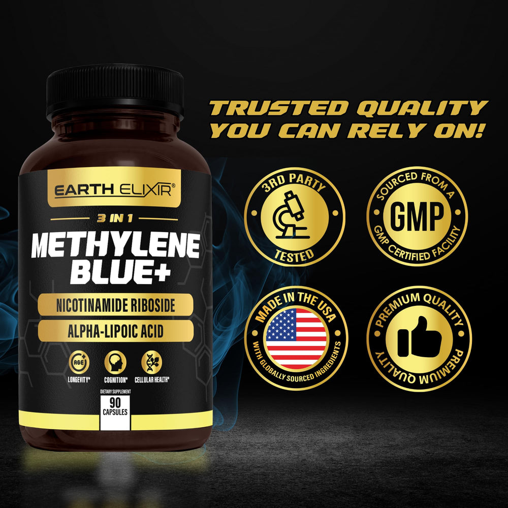 Non-GMO methylene blue supplement branding
