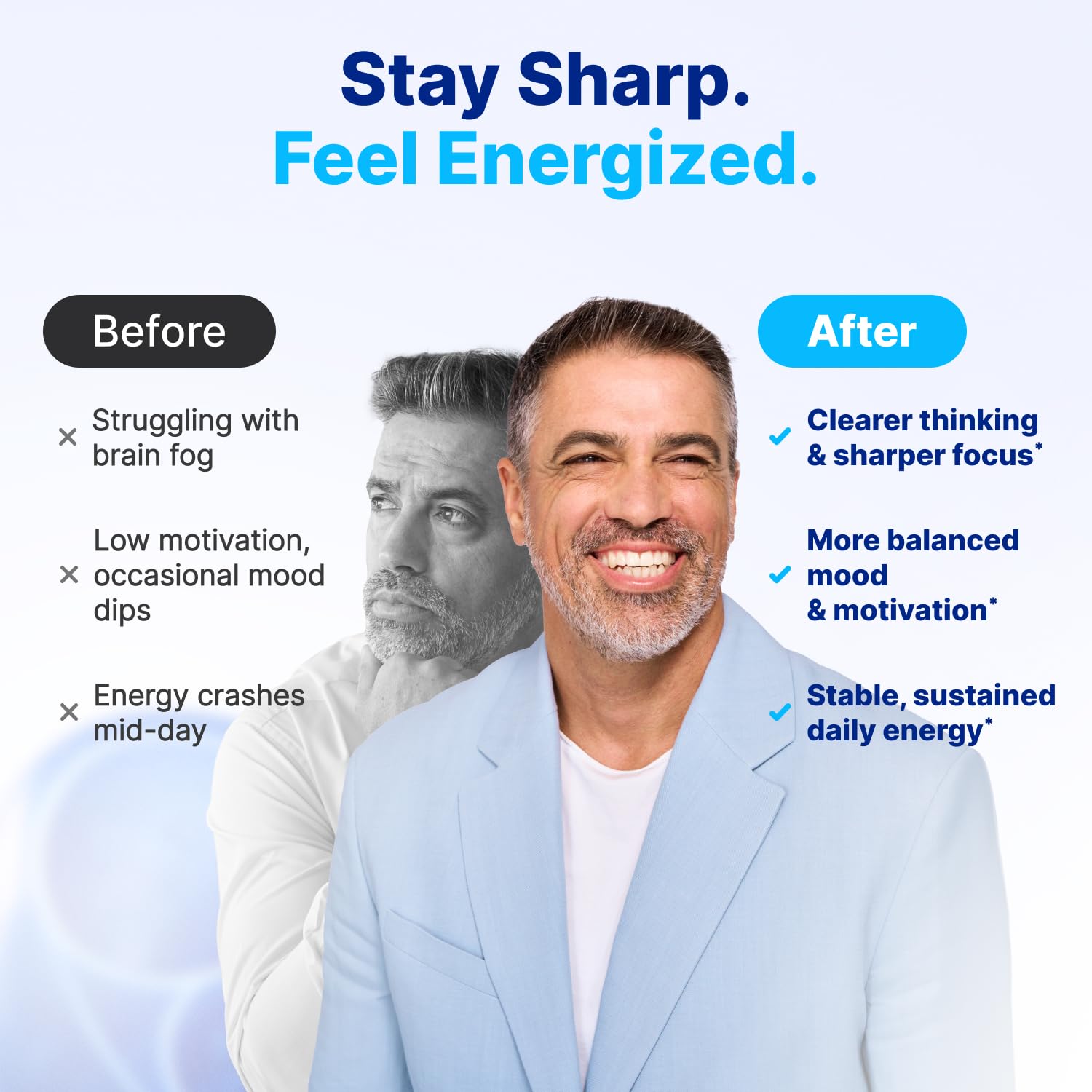 Close-up of the blue methylene blue capsule label