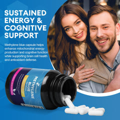 Methylene Blue capsules with cacao-based absorption blend