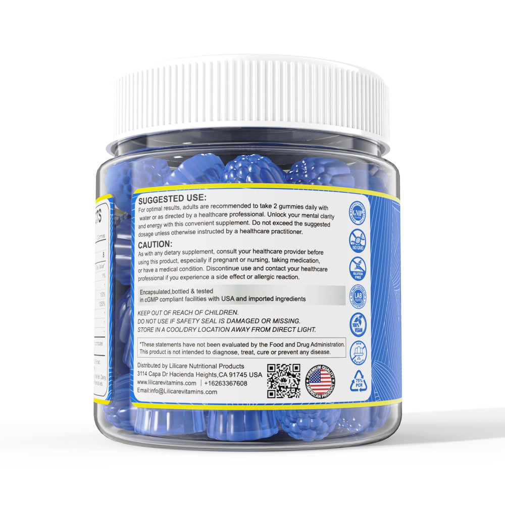 Science-backed formula illustration for Methylene Blue Gummies