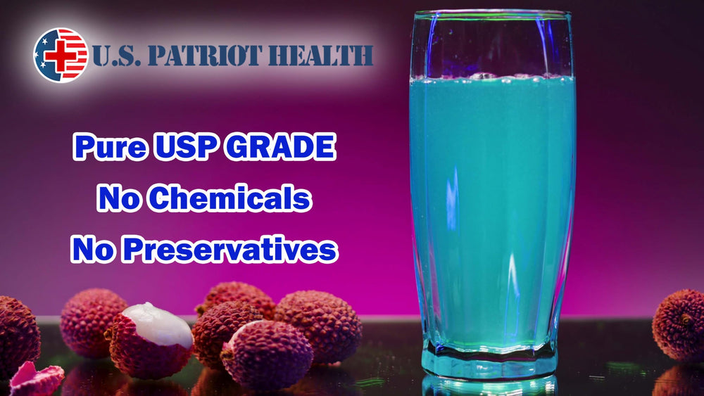 Label showing USP 1% pharmaceutical-grade Methylene Blue
