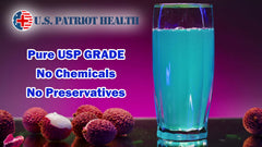Label showing USP 1% pharmaceutical-grade Methylene Blue