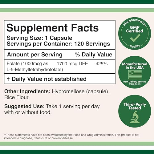 Supplement facts label and bottle close-up