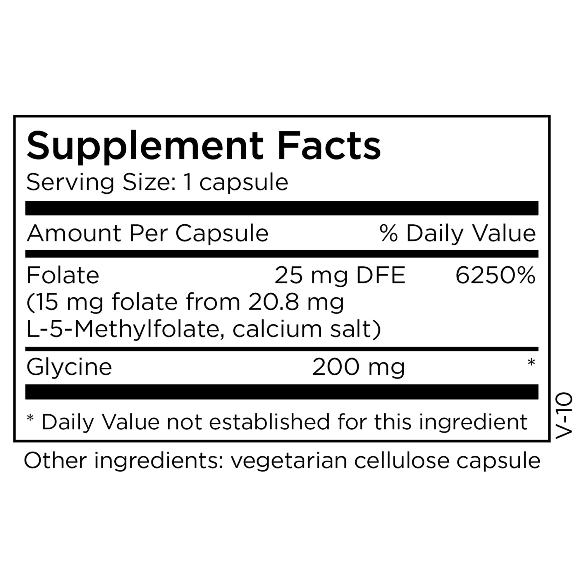 Methylfolate 15mg product label