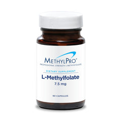 Bottle of MethylPro L-Methylfolate 7.5 mg – 90 capsules