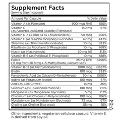 Bottle with 30 capsules of MethylPro Multivitamin