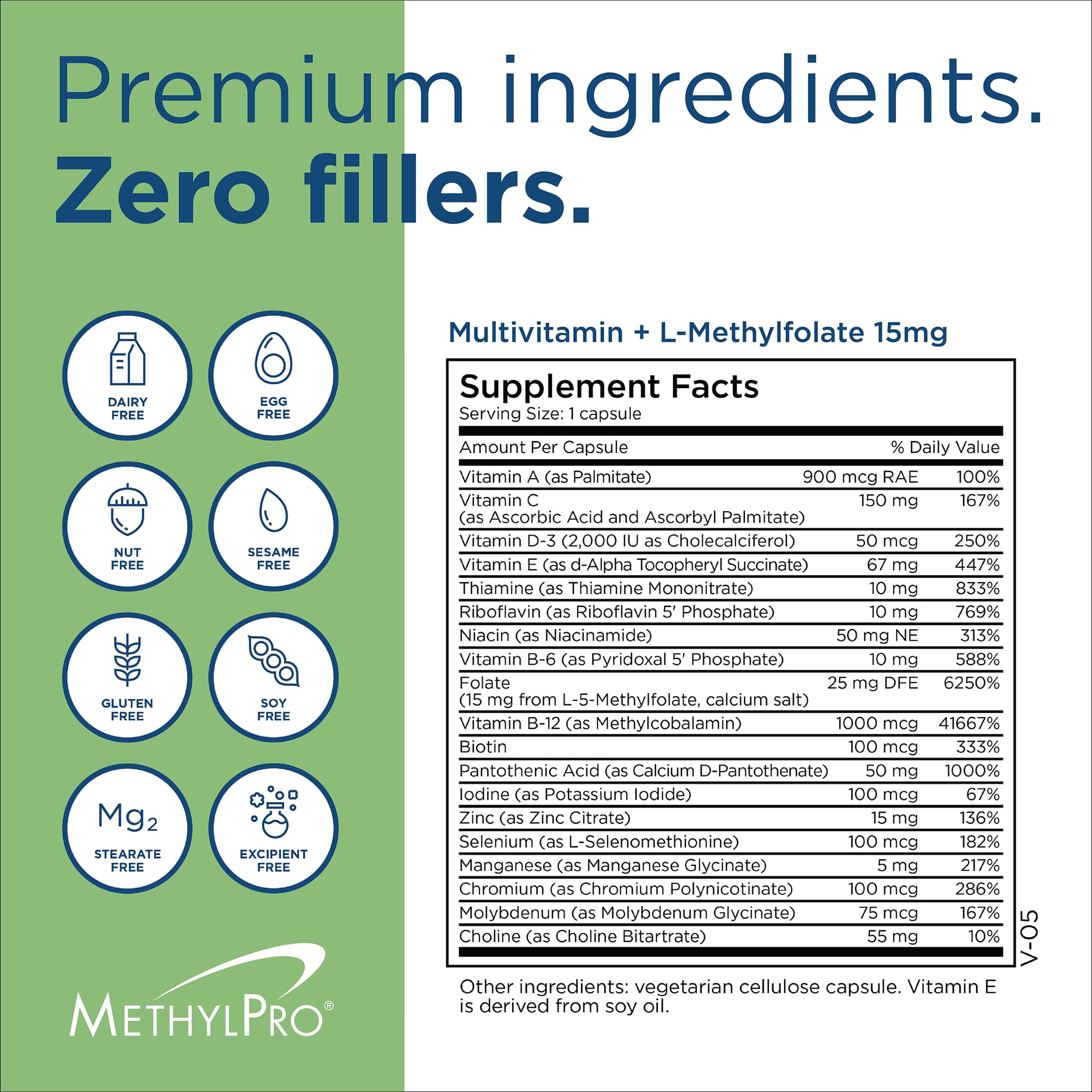Packaging shows vitamins A, C, zinc, and iodine