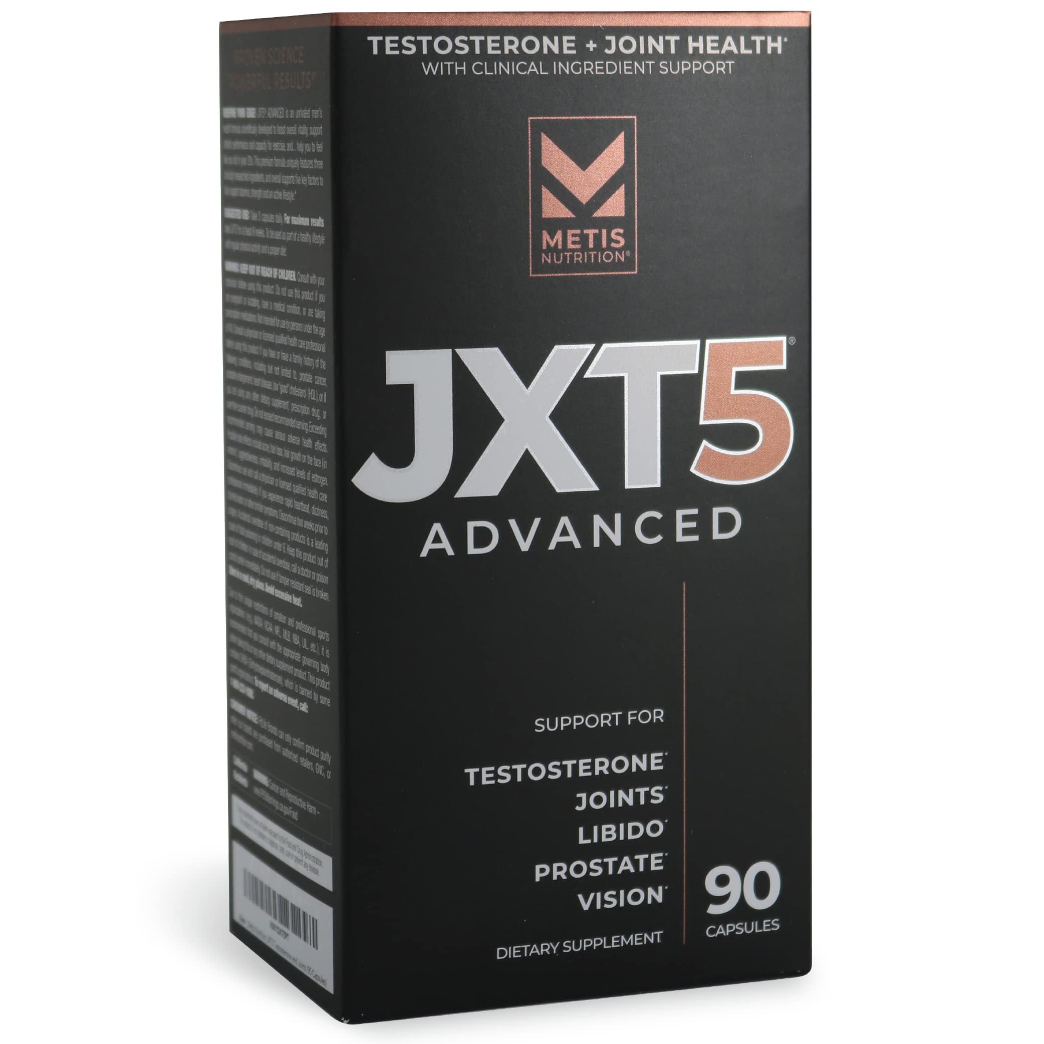 METISNutrition JXT5 capsules for daily energy and joint comfort
