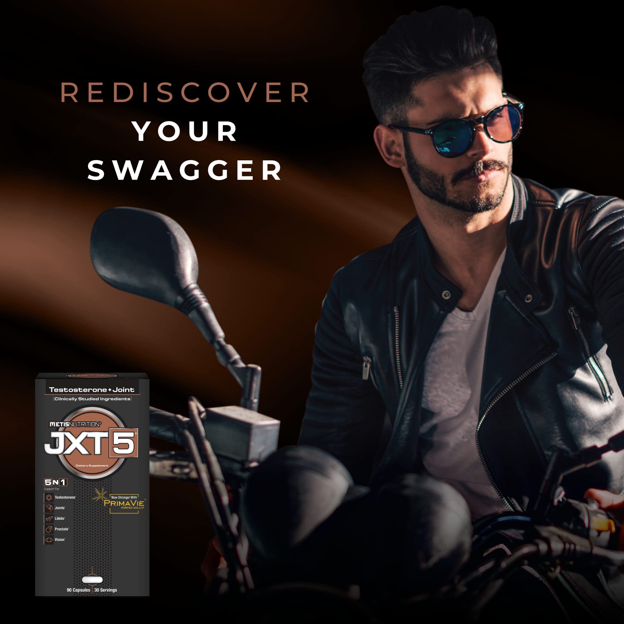 METISNutrition JXT5 label information highlights clinically studied ingredients